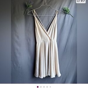 Kimchi Blue Cream Sleeveless Dress